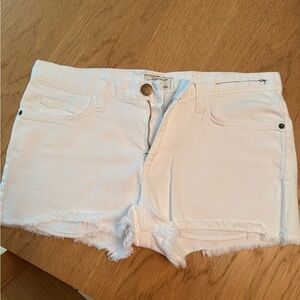 Current/Elliott White Jean Shorts